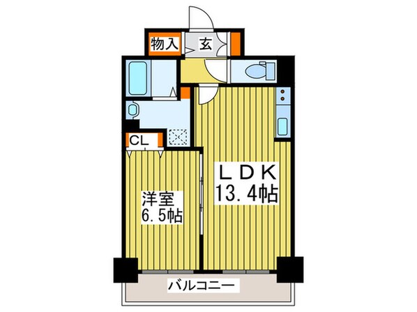 シビックコート苗穂駅前の物件間取画像